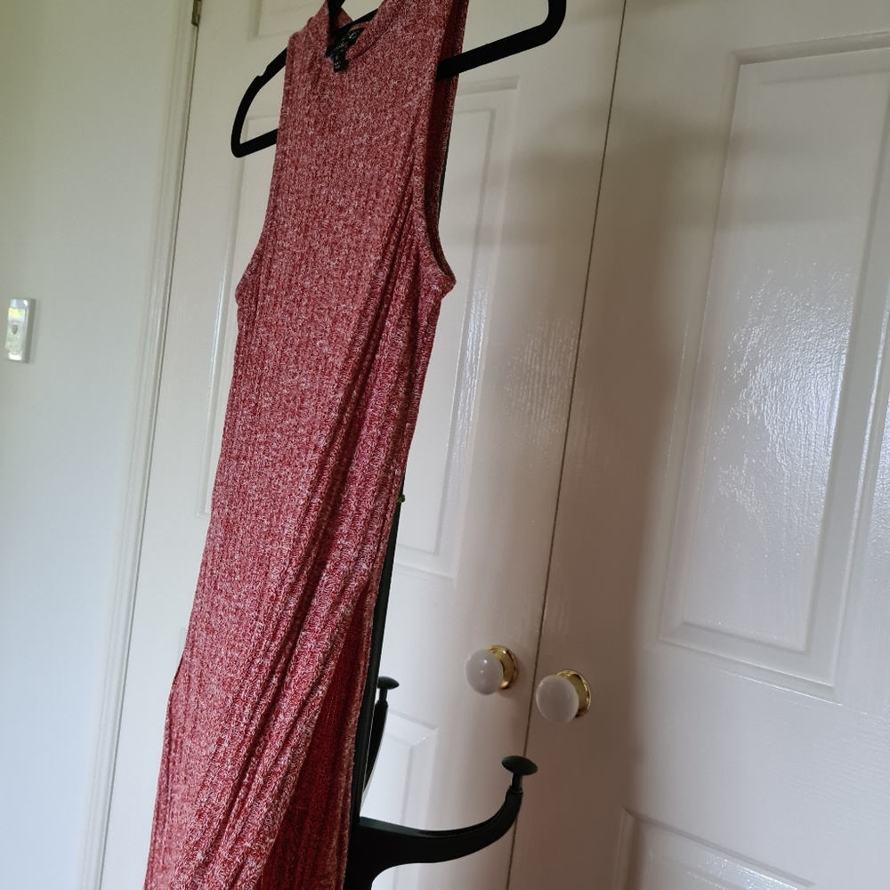 Ice M Red Maxi Long Dress with Sides Slits | Formal Red Dress Birthday - Picture 6 of 9